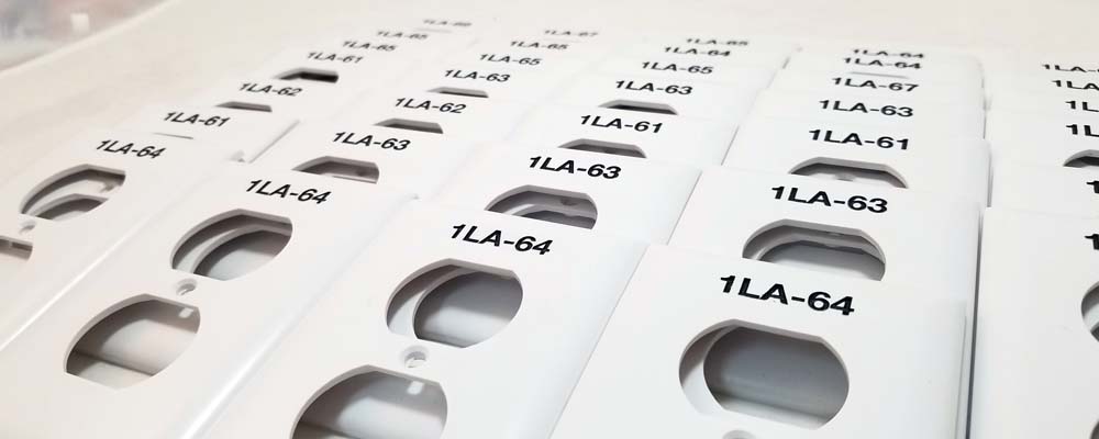 Engraved Cover Plates for Educational Facility