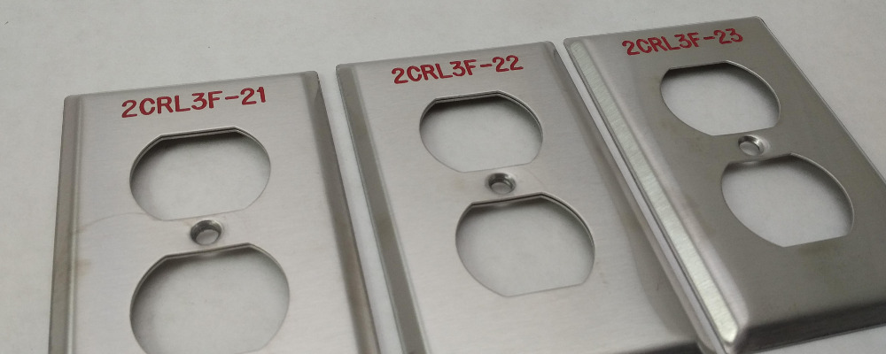 engraved stainless steel covers