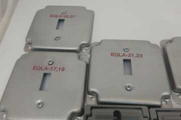 Engraved Cover Plates for Government Facility