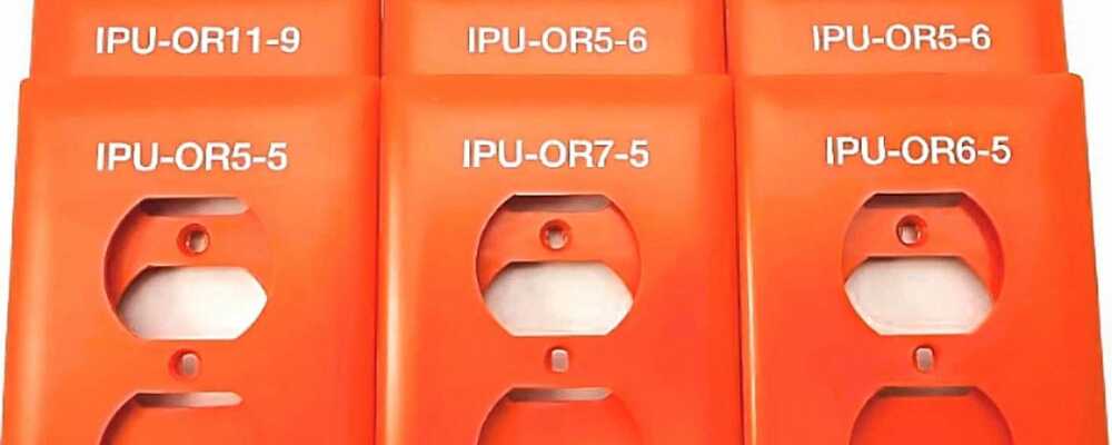 Switch Plates and Outlet Covers - "How to Engrave & Paint-fill Switch Plates and Outlet Covers" - Header Image, Contractor, hospital, university, school, government offices, federal buildings
